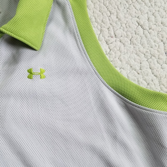 Under Armour Heat Gear Sleeveless Top Large Gray - Picture 4 of 5